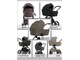Коляска 2в1 Sweet Baby Elegante Pro Dark Beige