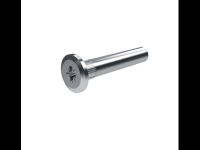 Стяжка межсекционная PERMO "мама" D5 мм М4х27 мм с плоской головкой, никель (Италия)