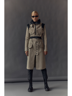 Плащ-трансформер Бежевый