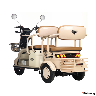 Электротрицикл Rutrike Gelbert Atlas 48V/60V 600Вт бежевый