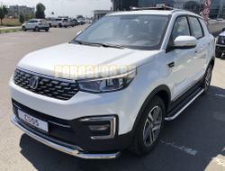 Пороги с накладным листом d53 для Changan CS55 2018-