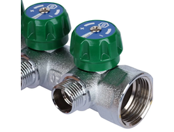 Коллектор регулирующий STOUT 1", 4 отвода 1/2" (Арт. SMB-6850-011204)