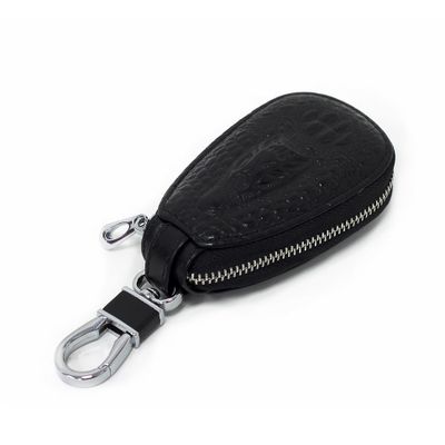 Ключница с кошельком под наклейку логотипа авто. Чёрный