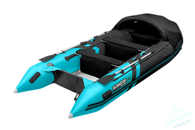 Лодка ПВХ Gladiator Active C400AL с алюминиевым полом