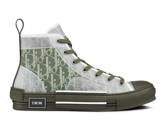 Кеды Converse x Dior B23 зеленые высокие