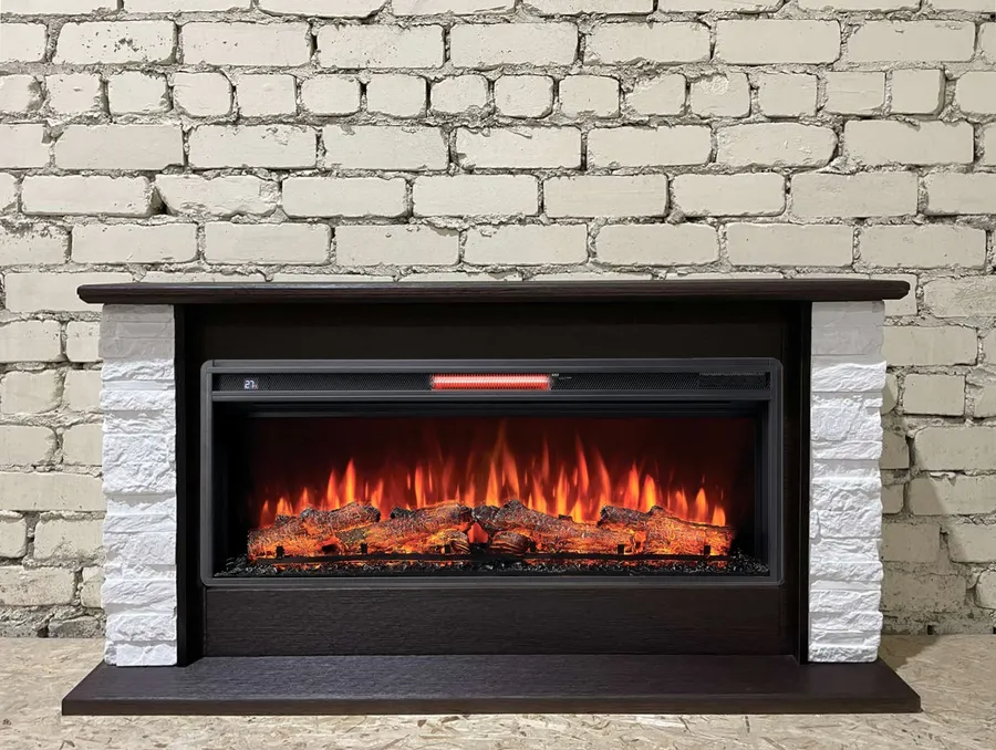 Линейный электрический камин Кимберли