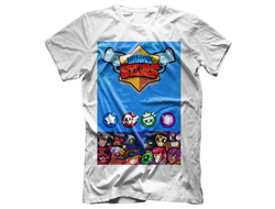 Футболка Бравл Старс, Brawl Stars №4 с эмблемами