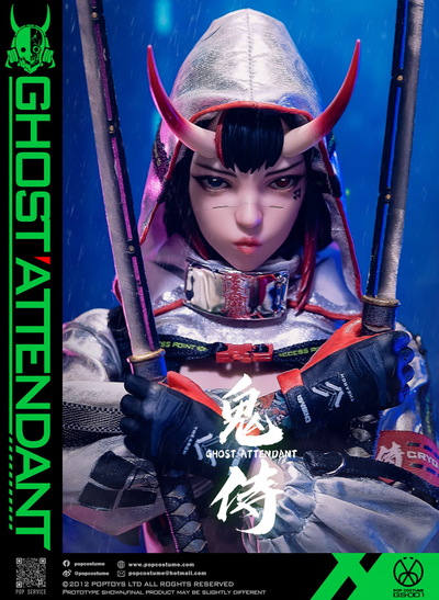 ПРЕДЗАКАЗ - Девушка-киборг - Коллекционная ФИГУРКА 1/6 scale Ghost Attendant (GS-001) - POP COSTUME  ?ЦЕНА: 26900 РУБ.?