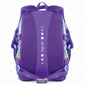 Рюкзак TIGER FAMILY (ТАЙГЕР), с ортопедической спинкой, молодежный, фиолетовый, 43х33х23 см, TMMX-006A