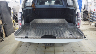 Платформа грузовая выкатная Great Wall Poer (2021-). БЕЗ ВКЛАДЫША, АВС-Дизайн