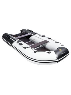 Моторная лодка Ривьера Компакт 3600 СК "Комби" светло-серый/черный