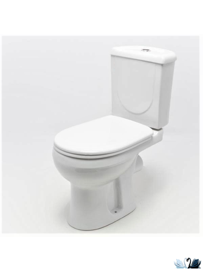 Унитаз с бачком Оскольская керамика Ирида, белый, Стандарт (сиденье арматура УКЛАД)