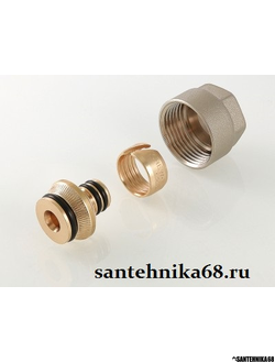 Фитинг коллекторный для металлополимерной трубы Valtec VT.4420.NE. 16*3/4 20*3/4