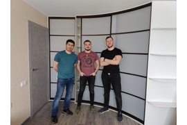 Радиусные двери-купе из систем  ARISTO