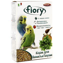 Fiory (Фиори) Pappagallini корм для волнистых попугаев, 400 г
