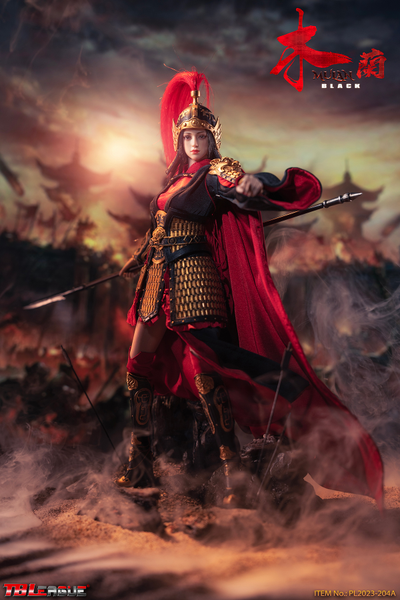 Китайская воительница Мулан (в черном) - КОЛЛЕКЦИОННАЯ ФИГУРКА 1/6 MULAN - Black (PL2023-204A) - TBLeague