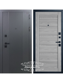 ВФД (VFD) ВЛАДИМИРСКАЯ ФАБРИКА ДВЕРЕЙ/ BALANCE Twin. ATUM 6/ ЭКОШПОН Sharkskin - SMOKE/ ТОЛЩИНА 112 мм/ ТРИ КОНТУРА/ МИНЕРАЛЬНАЯ ПЛИТА