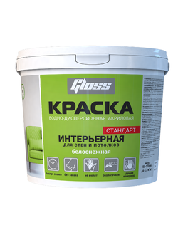 Краска «Интерьерная» для стен и потолков 7кг