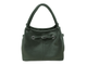 (АРТИКУЛ: 9823/8) СУМКА-МЕШОК ЖЕНСКАЯ, СРЕДНЕГО РАЗМЕРА, НАТУРАЛЬНАЯ КОЖА, ТЕМНО-ЗЕЛЕНАЯ, РУЧКИ И РЕМЕНЬ ЧЕРЕЗ ПЛЕЧО