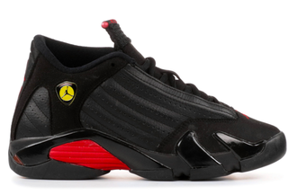 Nike Air Jordan Retro 14 (черные с красным)