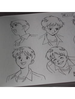 Оригинальный Арт Бук Neon Genesis Evangelion - Artworks Book 2015 Edition (Евангелион заметки аниматоров)