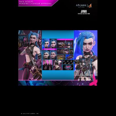 ПРЕДЗАКАЗ - Джинкс  (Аркейн, Лига Легенд) - Коллекционная ФИГУРКА 1/6 &quot;League of Legends: War of Two Cities II&quot; Jinx (TMS137) - Hot toys ?ЦЕНА: 43900 РУБ.?