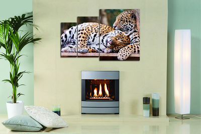 Модульная картина "Пятнистые милаши"