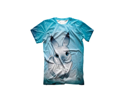 Футболка 3D с полной запечаткой год Кролика №8