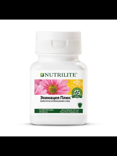 ПОДДЕРЖКА ИММУНИТЕТА Nutrilite Эхинацея плюс, 120 таб.