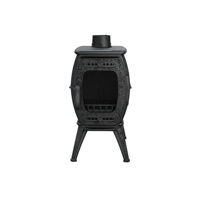 Печь отопительно-варочная Бахта II черная до 180 м3