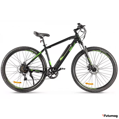 Велогибрид Eltreco Ultra LITE черно-зелёный