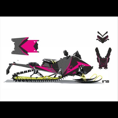 Наклейки на снегоход Polaris Axys Pro RMK 2016 2017 2018 2019 №1175