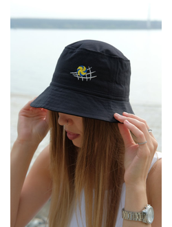 Панама взрослая черная (мяч классический/пляжный)