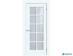 Межкомнатная остекленная дверь с покрытием Эмаль Лондон 3 купить в Челябинске | КВИРТЕК