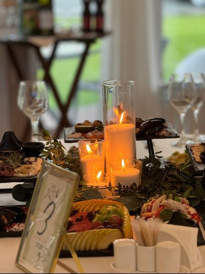 Композиция на стол "Свечи 4"