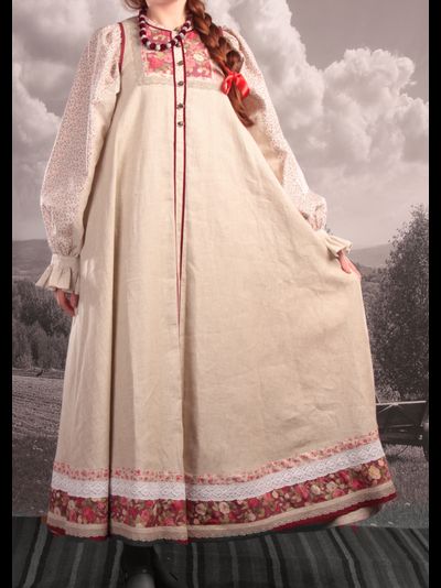 Косоклинный сарафан "Московский"