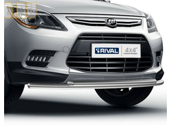 Защита переднего бампера d42+d42 для Lifan X50 (2015-…)