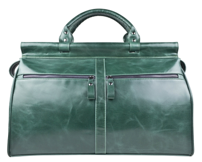 Кожаный саквояж Veano Premium green (арт. 4004-11)