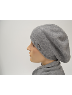 Vizio Италия берет 1104 кашемир светло серый