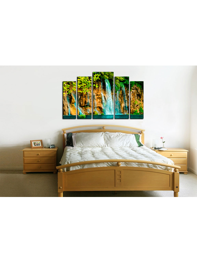 Модульная картина "Водопад"