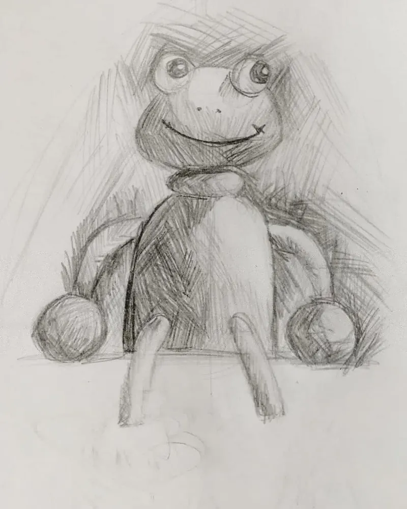 Тема: "Светотень. Объем"
Рисунок