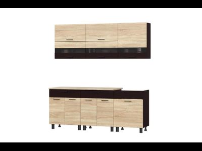 Кухонный гарнитур "Мари" 2,0м дуб сонома