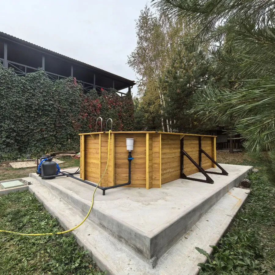 Деревянный бассейн "Ангара" от Кристалл