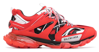 Кроссовки Balenciaga Track Sneaker Clear Sole Red