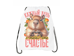 Сумка-мешок для обуви Капибара, Kapibara-san №20