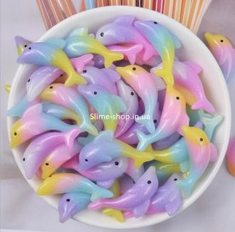 Изображение - Шарм Дельфин трехцветный для слаймов - slime-shop.in.ua