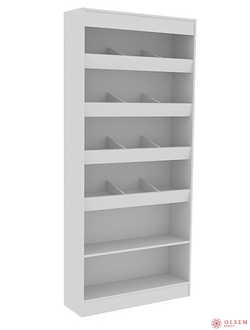 Стеллаж кондитерский СК, 900х300х2100 мм (БЕЛЫЙ)