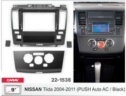 Переходная рамка 22-1538  NISSAN TIIDA 2004-2011 Auto A/C