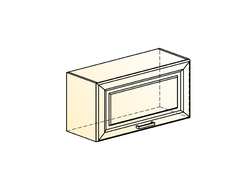 Кухонный Шкаф "АТЛАНТА" "ШКАФ НАВЕСНОЙ L800 Н360 (1 ДВ. ГЛ.)" (ЭМАЛЬ)