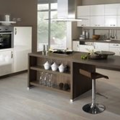 Виниловый пол Wineo 600 stone XL NoordFactory RLC201W6 в интерьере кухни